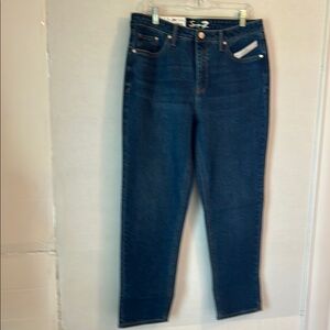 NWT Seven 7 High Rise Slim Straight Leg Denim Jean. Size 12